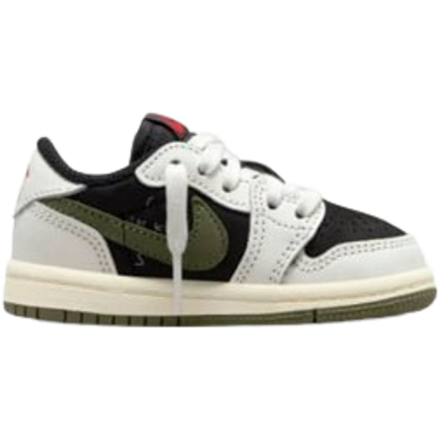 Nike Air Jordan 1 Low X Travis Scott TD - Sail/University Red