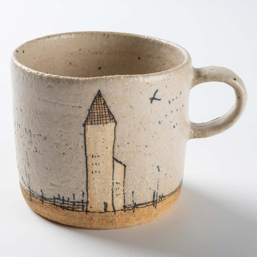 作家 岡村朝子 マグカップ 家 yume ¥4,180 大人の焼き物