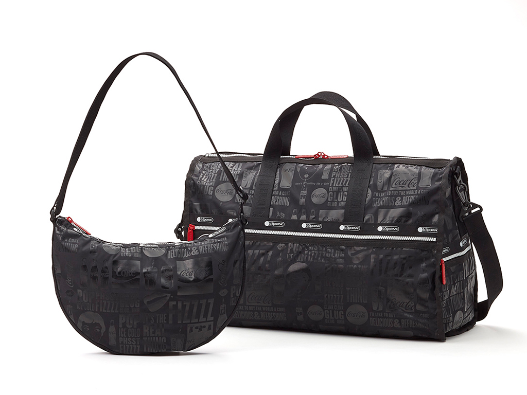 あの真っ赤なカップや缶がそのままバッグに！ レスポートサック×コカ