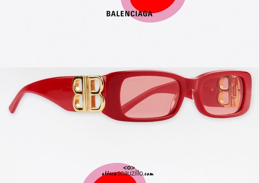 New rectangular sunglasses with BB Balenciaga logo BB0096S col