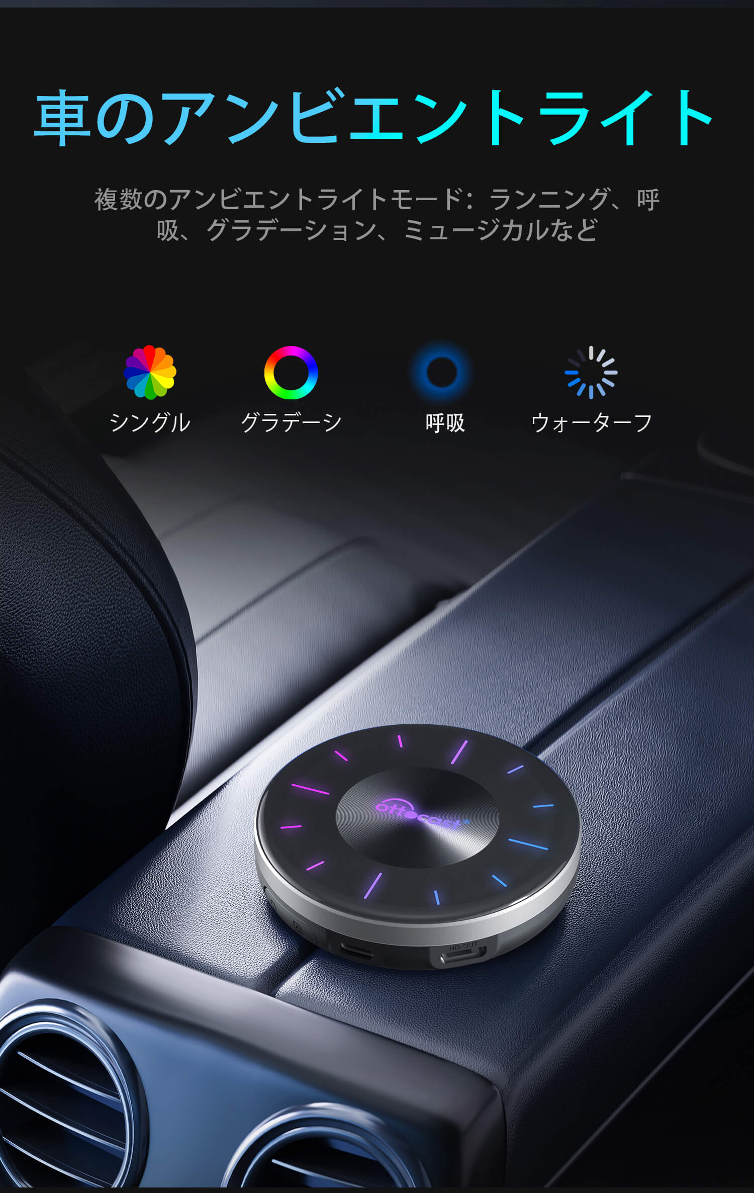 ottocast P3 スマートカーアクセサリー②