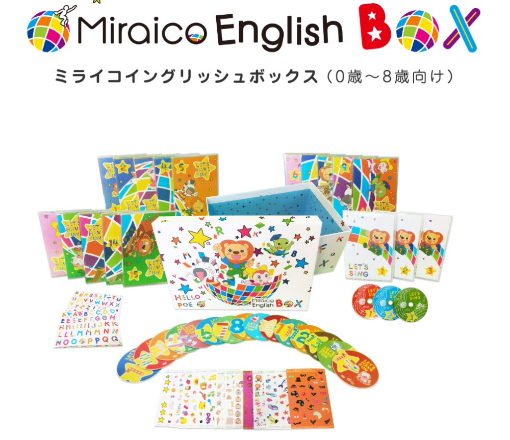 ミライグリッシュ Box DVD 15枚セット ミライコイングリッシュBox 15枚