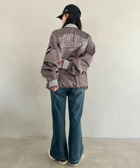 THE NORTH FACE(ザ・ノースフェイス)/ロゴ刺繍 ワッペン スタジャン