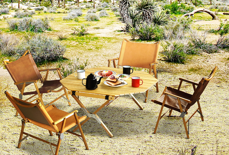 WOOD ROLL TOP TABLE | OUTPUT LIFE