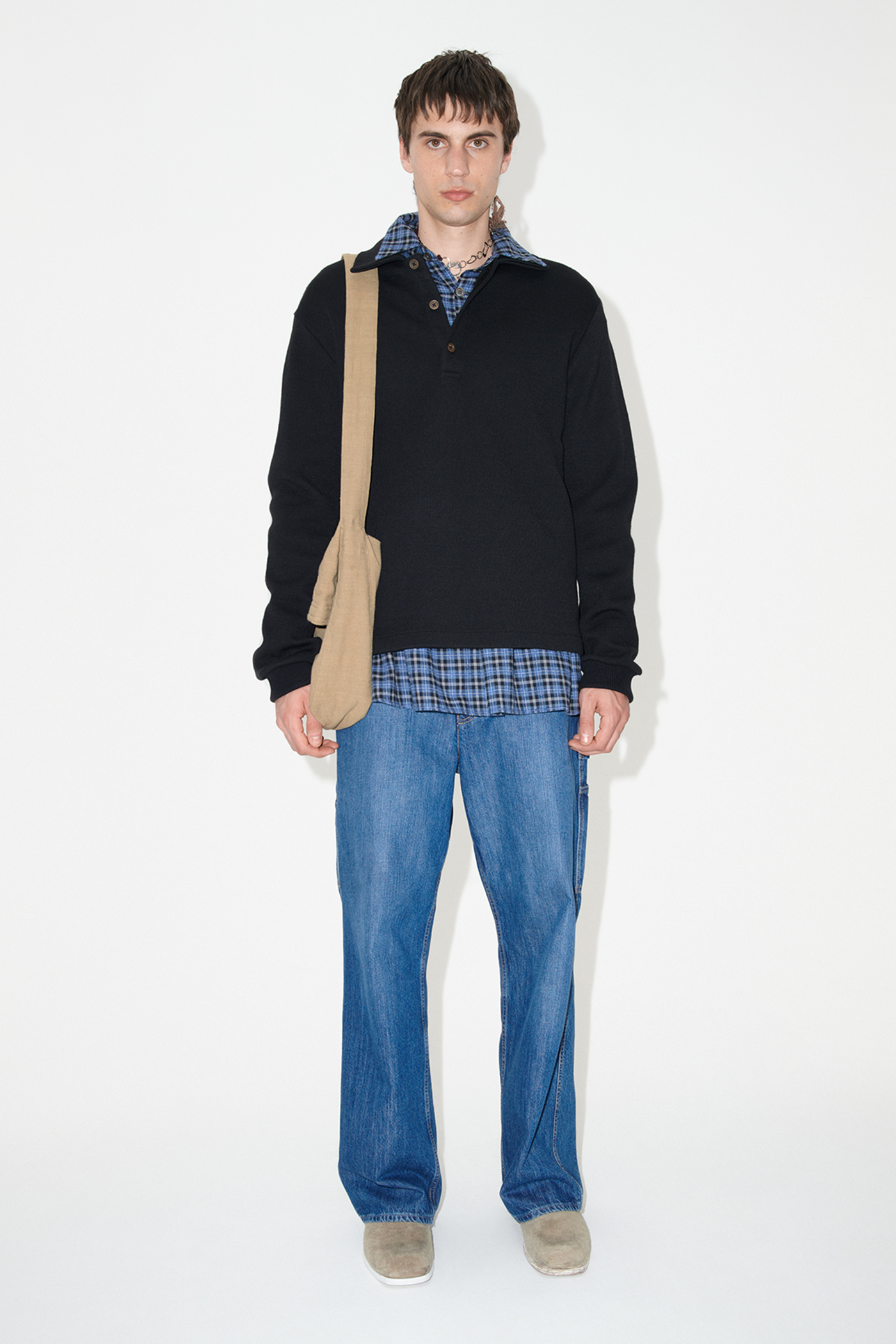 Our Legacy - Ile Piquet Black Pseudo Knit