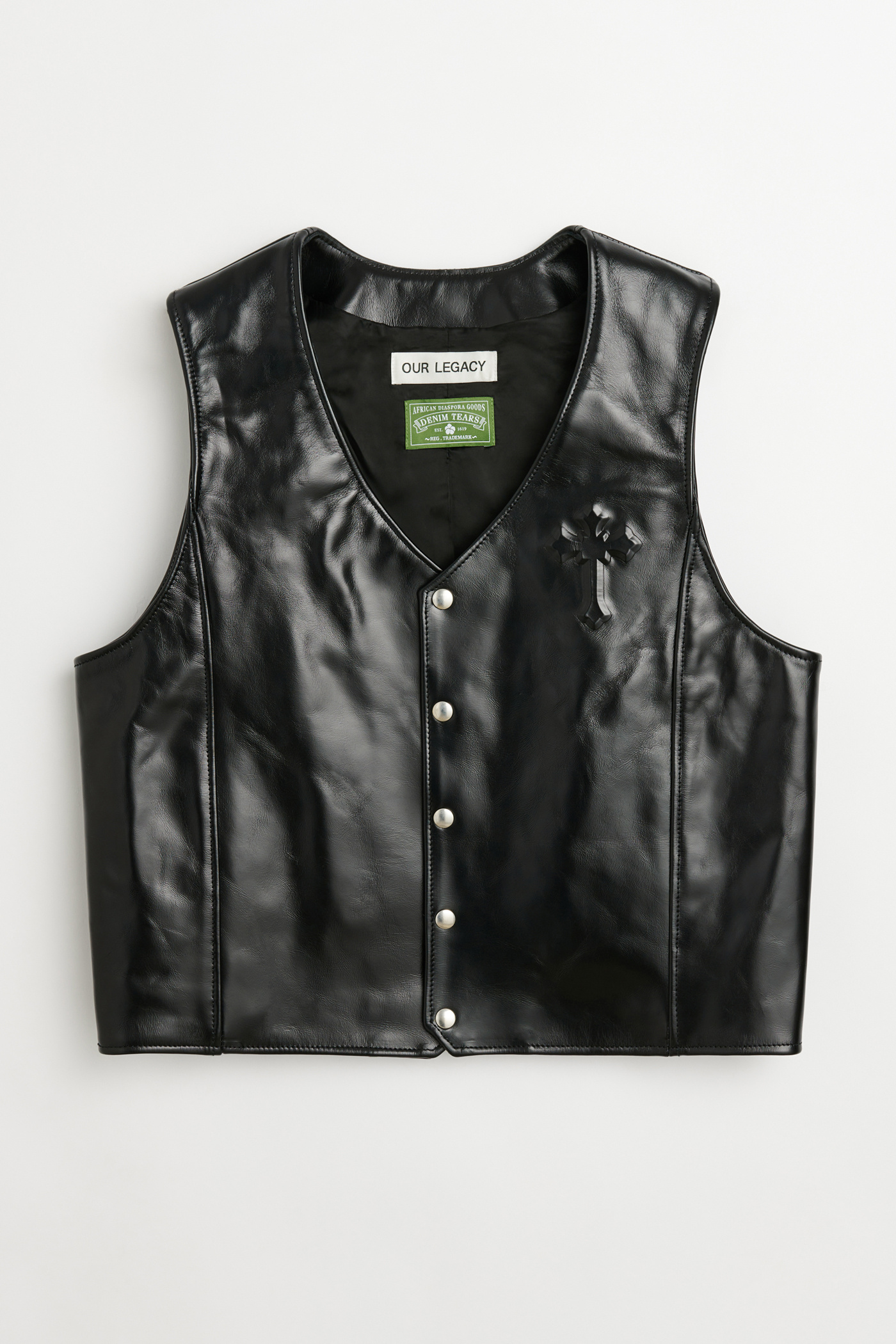 Our Legacy - Leather Vest Black Leather