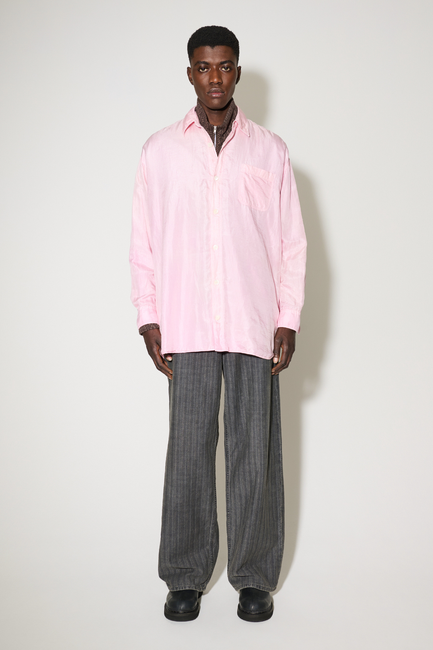 Our Legacy - Darling Shirt Baby Pink Cotton Silk