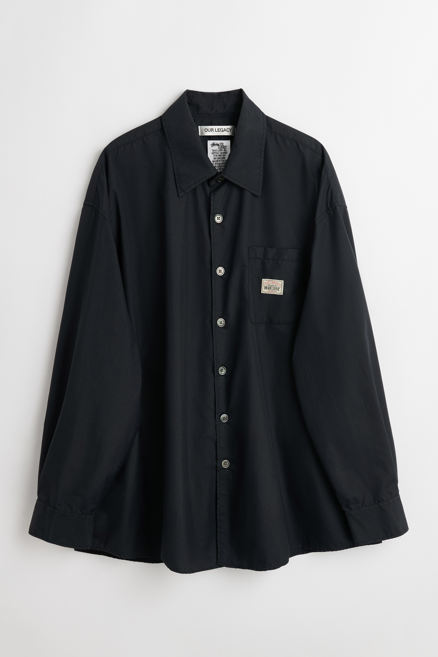 Our Legacy - Borrowed Shirt Black Nylon Ripstop