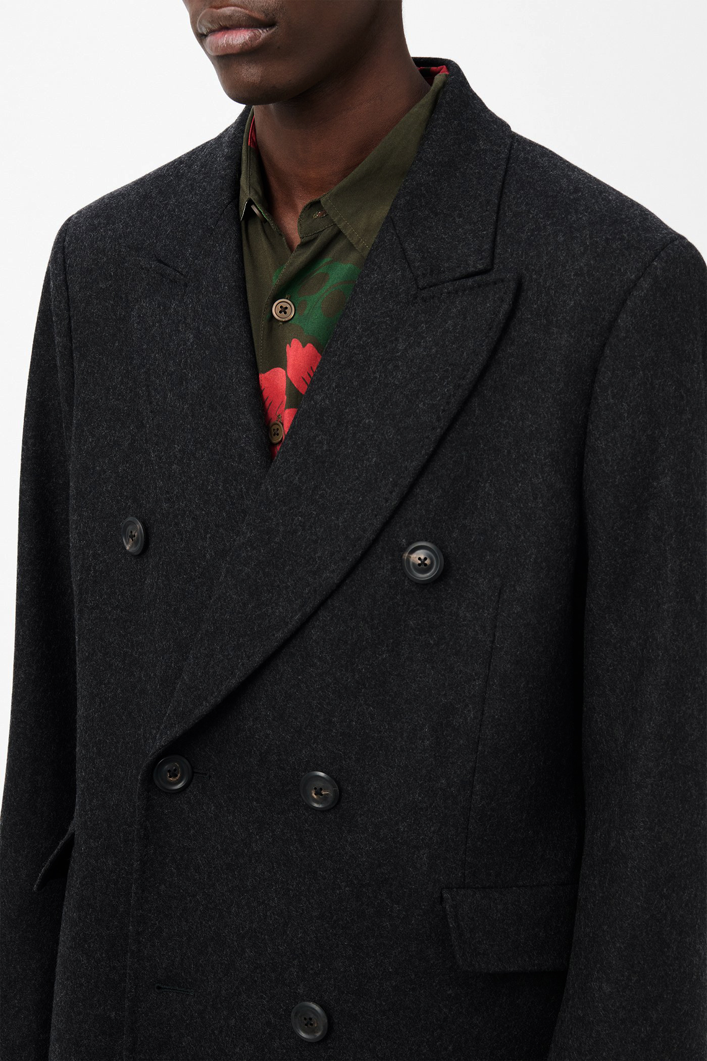 Our Legacy - Our Legacy Whale Coat Granite Water Repellent Melton