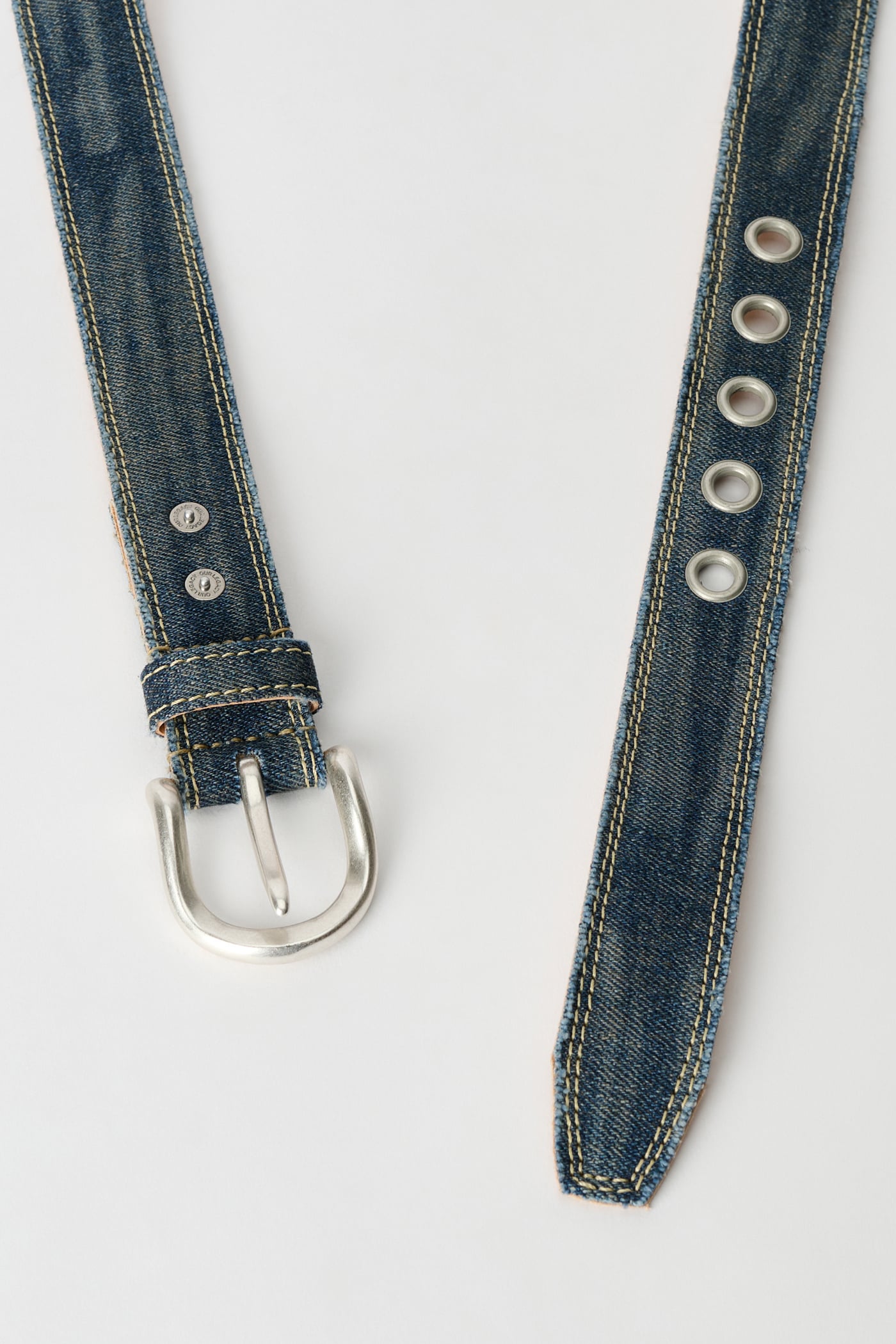 Our Legacy - Twin Tongue Belt Black Chromexcel Leather