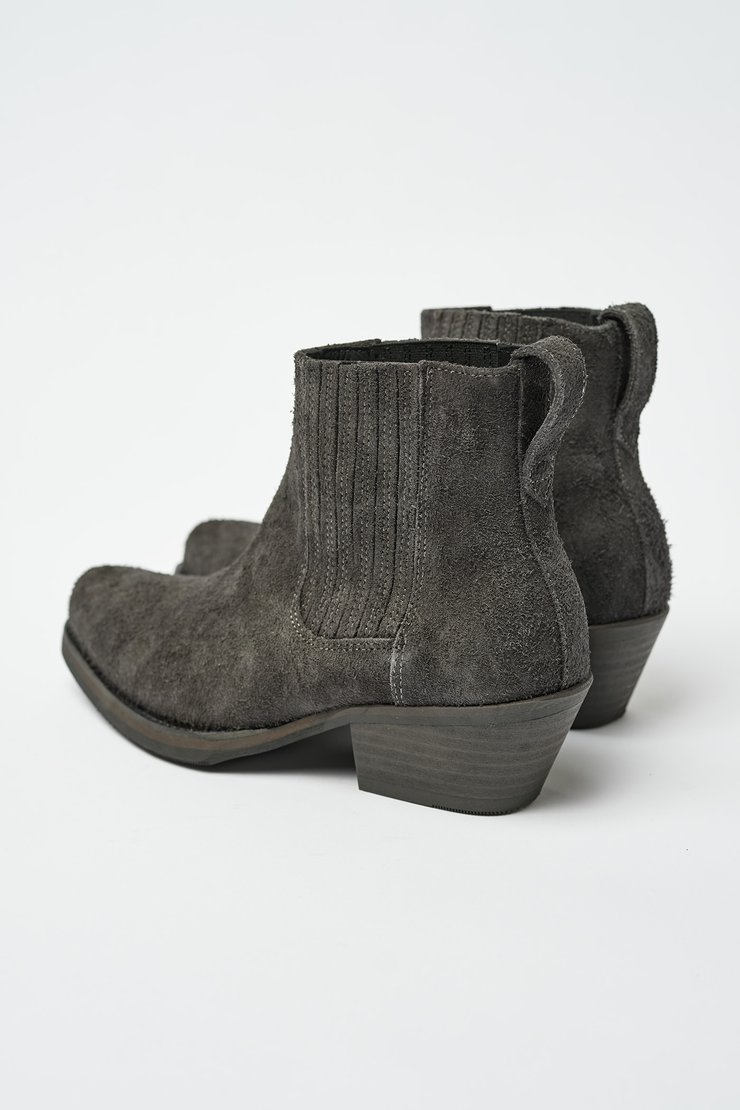 Our Legacy - Cuban Boot Anthracite Hairy Suede