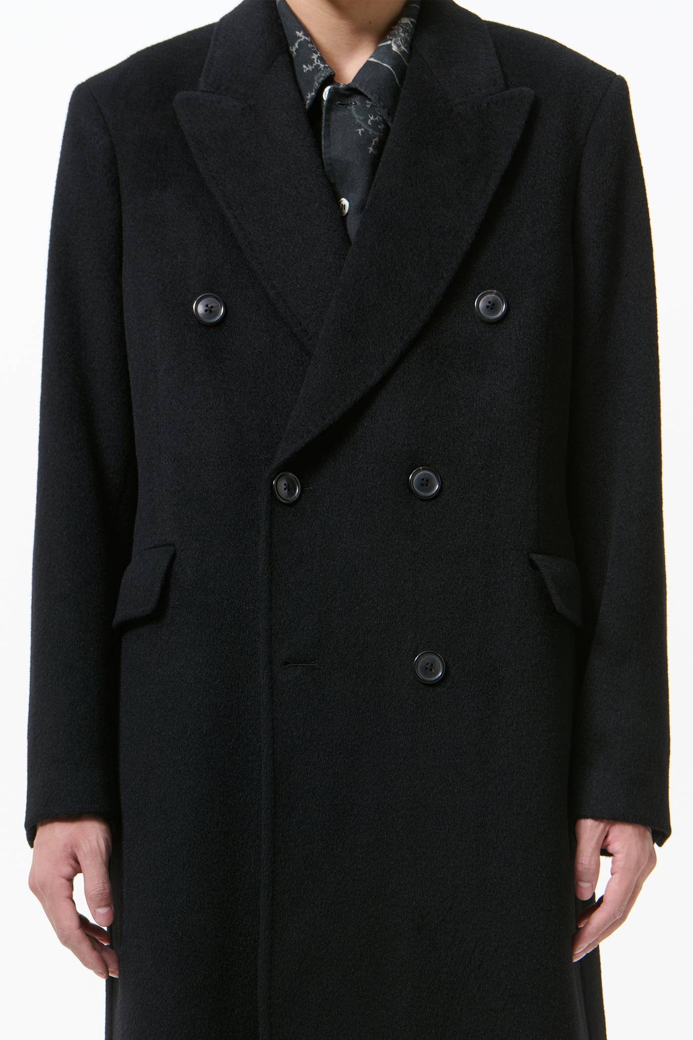 Our Legacy - Whale Coat Black Hairy Wool