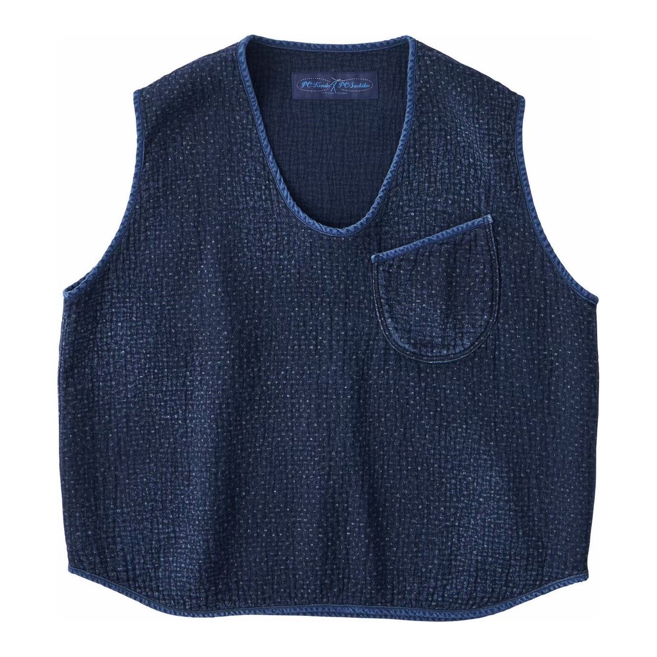 NEW SASHIKO PULLOVER VEST – CLASSIC GENTLEMAN PORTER CLASSIC TOKYO