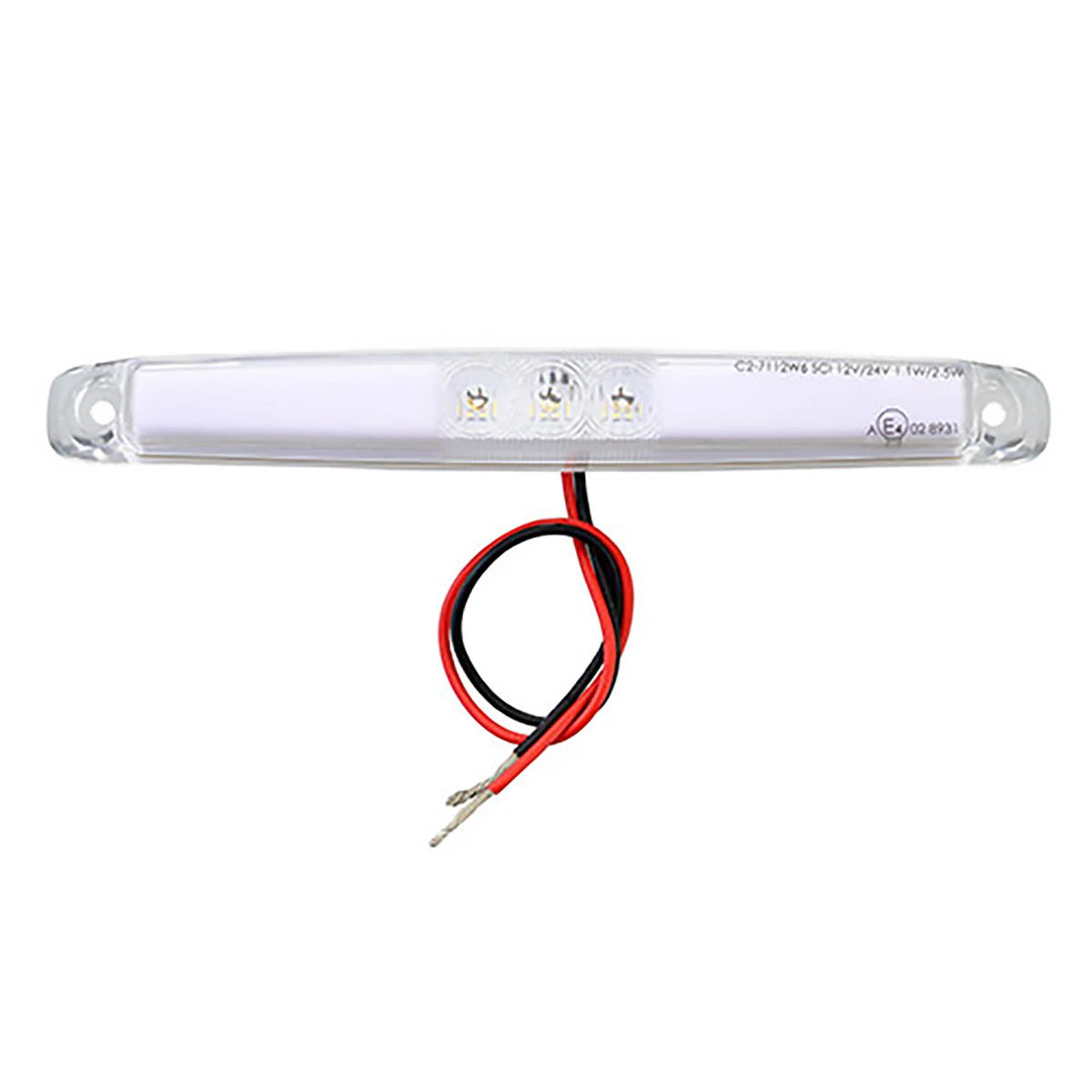 公式】パーマンショップ-バー型マーカーランプ クリア DC12～24V 防水