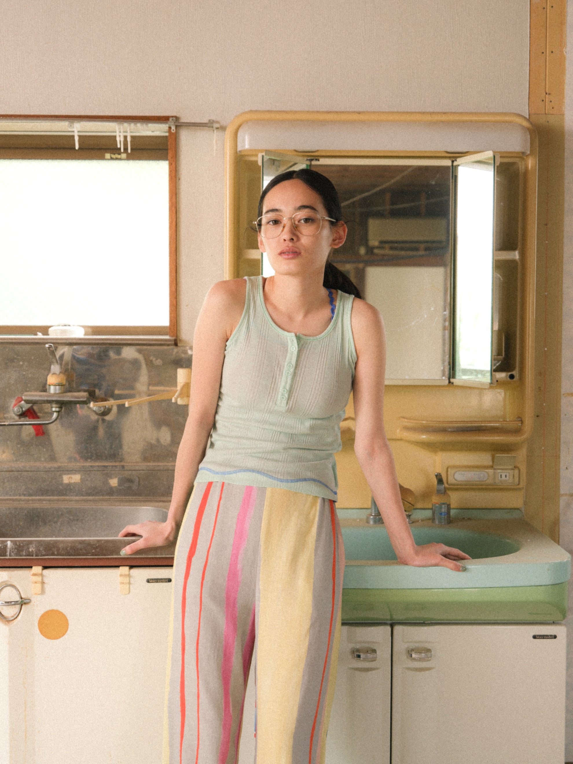 知性のストライプパンツ – pamm.officialstore