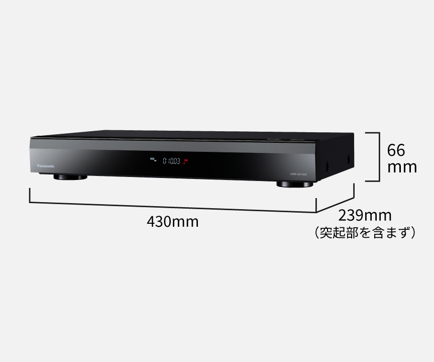 概要 4Kチューナー内蔵 全自動ディーガ DMR-4X1003 | ブルーレイ・DVD