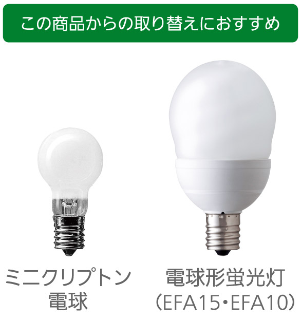 E17口金 パルック LED電球（小形電球タイプ 下方向を照らすタイプ