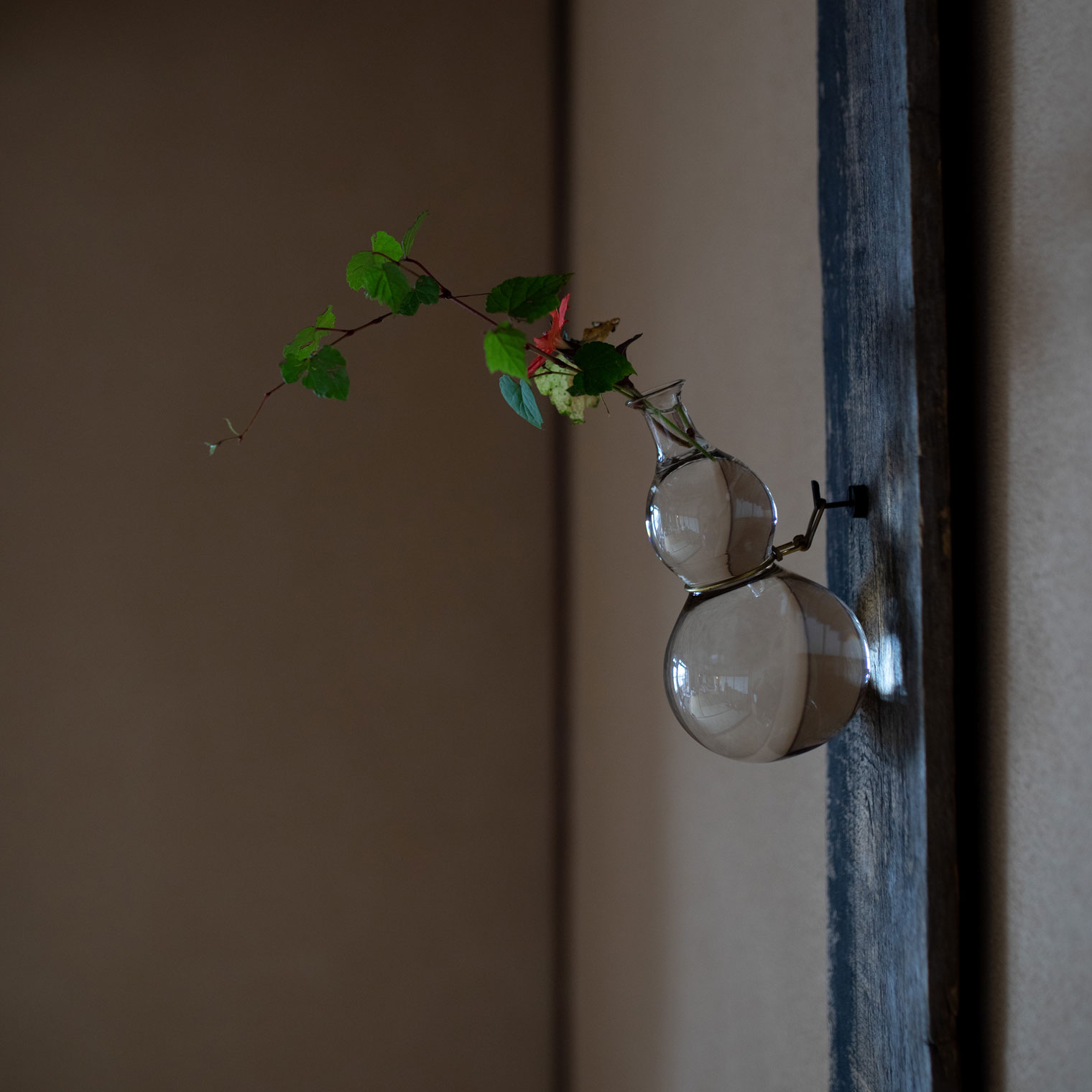 未使用品】津田清和さん 作 銀彩掛花入 未使用品】津田清和さん 作 銀