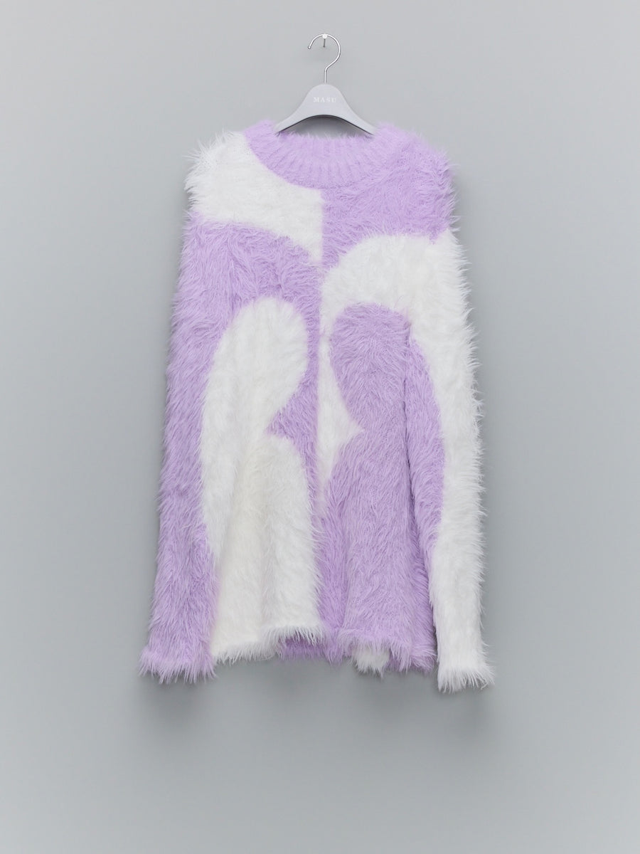 MASU(エムエーエスユー)のM SHAGGY SWEATER WHITEの通販｜PALETTE art