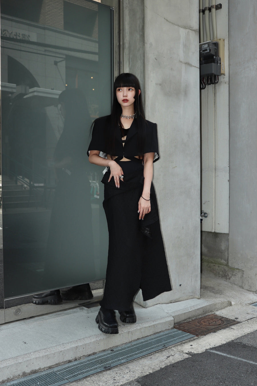 FETICO's NYLON PUFFER JACKET BLACK mail order ｜ Palette Art Alive