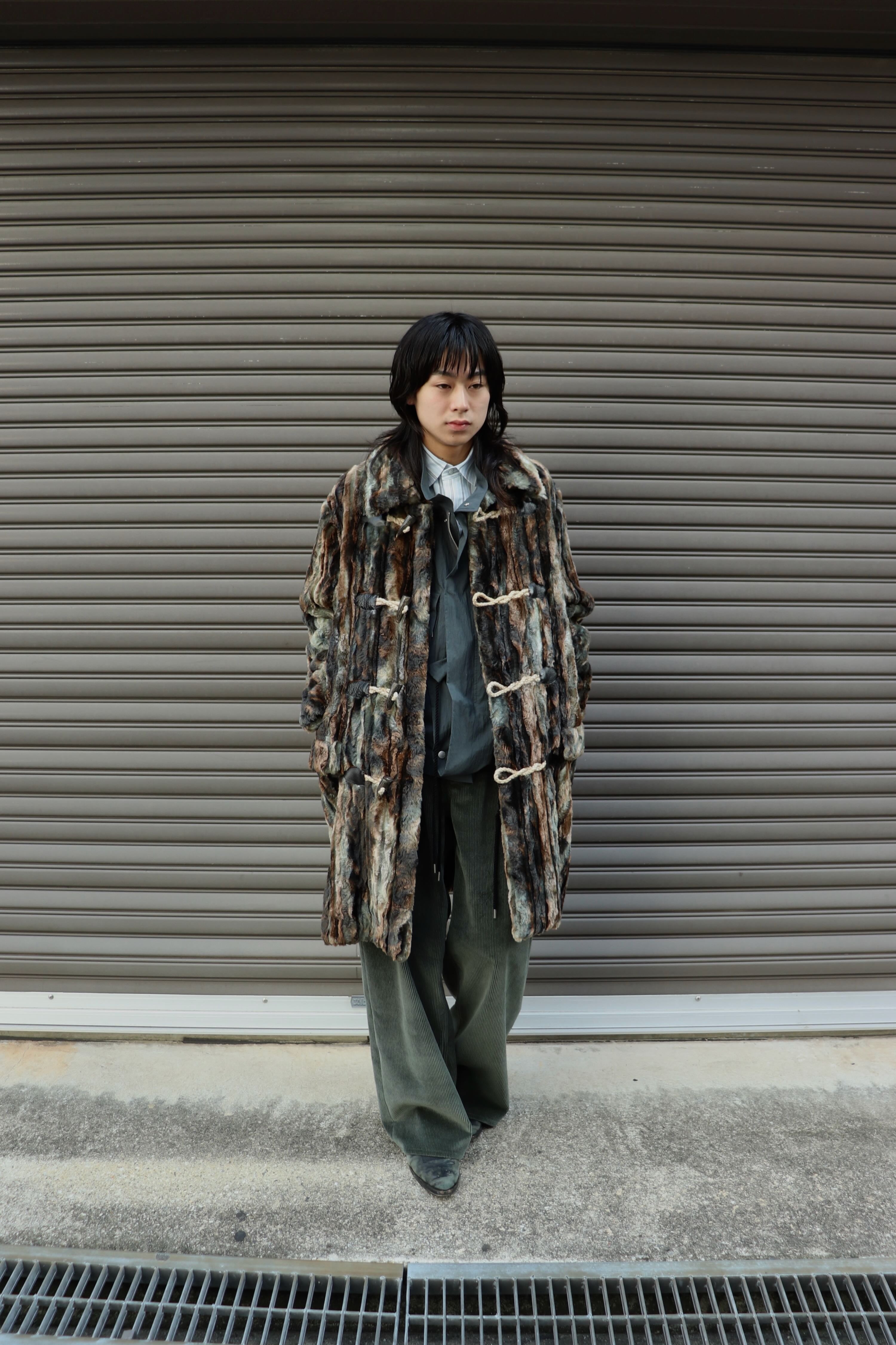SUGARHILL(シュガーヒル)のFUR COAT BLACK & GREENの通販｜PALETTE art