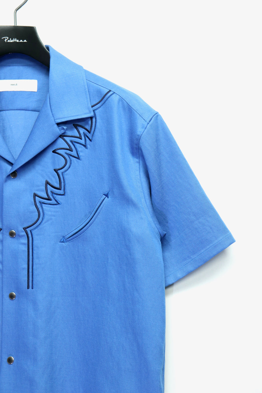 TOGA VIRILIS(トーガ ビリリース)のEmbroidery western S/S shirt L