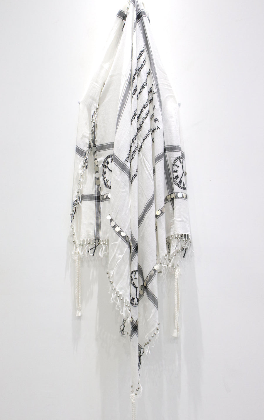 BED J.W. FORD(ベッドフォード)のHand Embroidery Scarf WHITEの通販