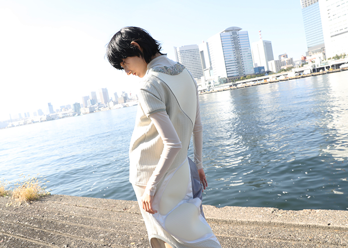 hatra ハトラ TOPS[W-GREY]_