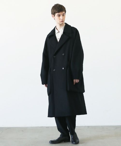 hatra ハトラ TOGGLE COAT[MOSS]_