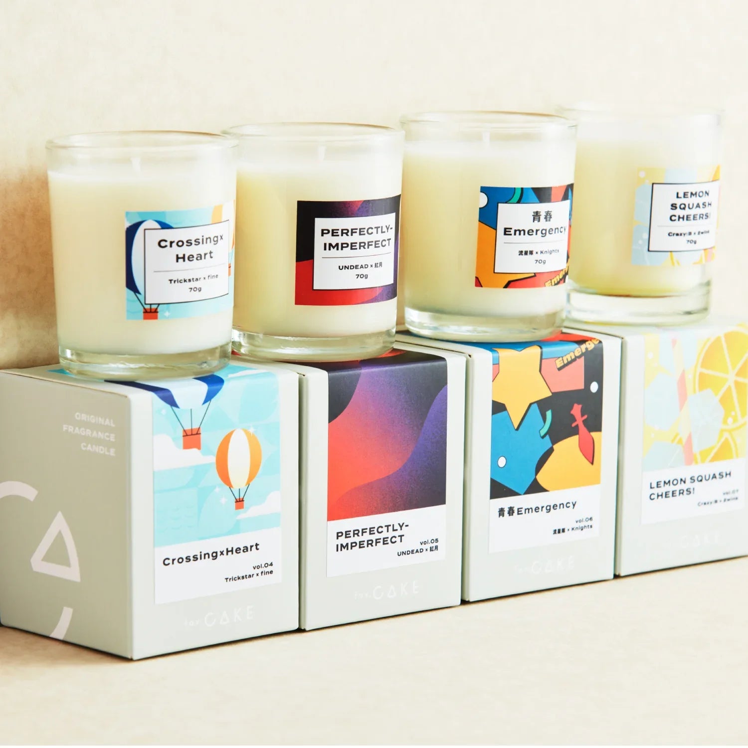 Tune Fragrance Candle -FUSION UNIT SERIES- 「LEMON SQUASH CHEERS