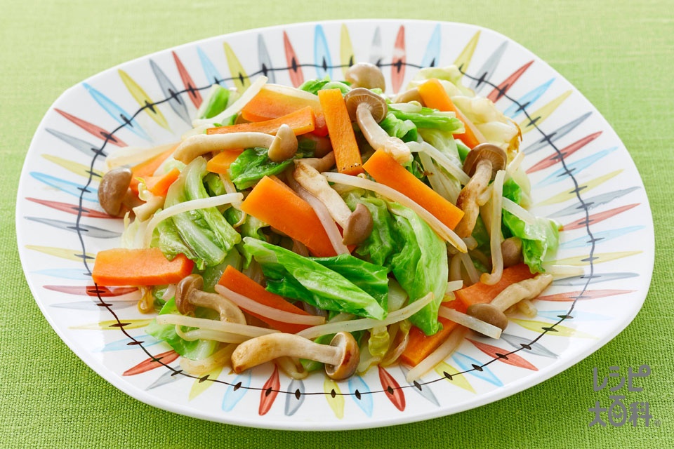 レンジで作る！うま塩「野菜炒めず」のレシピ・作り方・献立｜レシピ大