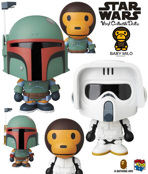 メディコム VCD BAPE(R) BOBA FETT VCD BOBA ミリタリー WARS(TM) 即日