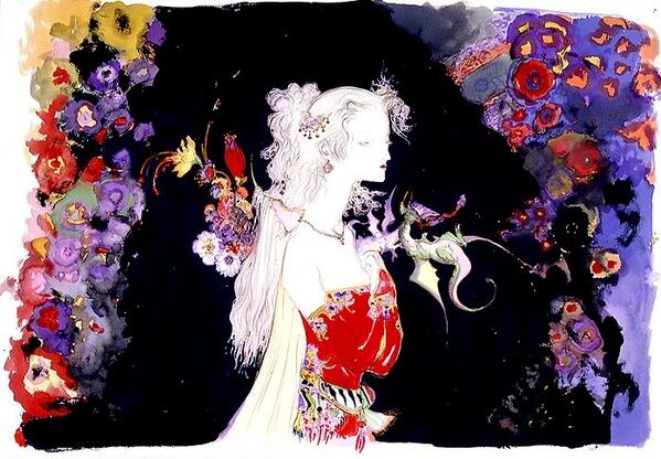 Post by 天野喜孝☆幻想の世界 on X: FF6 ティナ