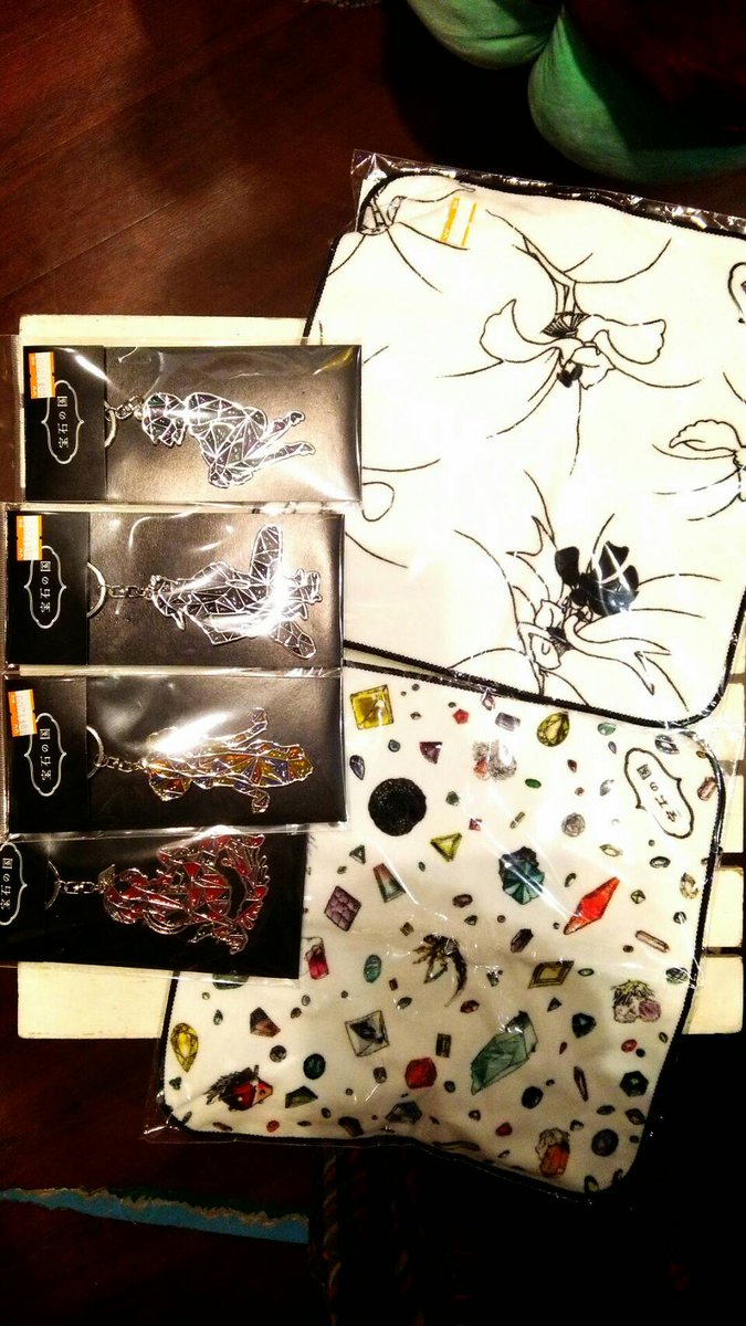 宝石の国 ステンドグラス風キーホルダー ヴィレッジヴァンガード