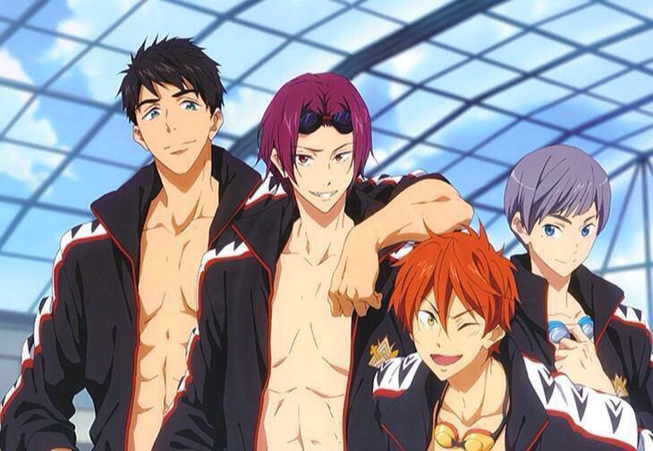 鮫柄学園やばいー♡宗介と凛マジでかっこいいし強い〜♡マジでこの二人