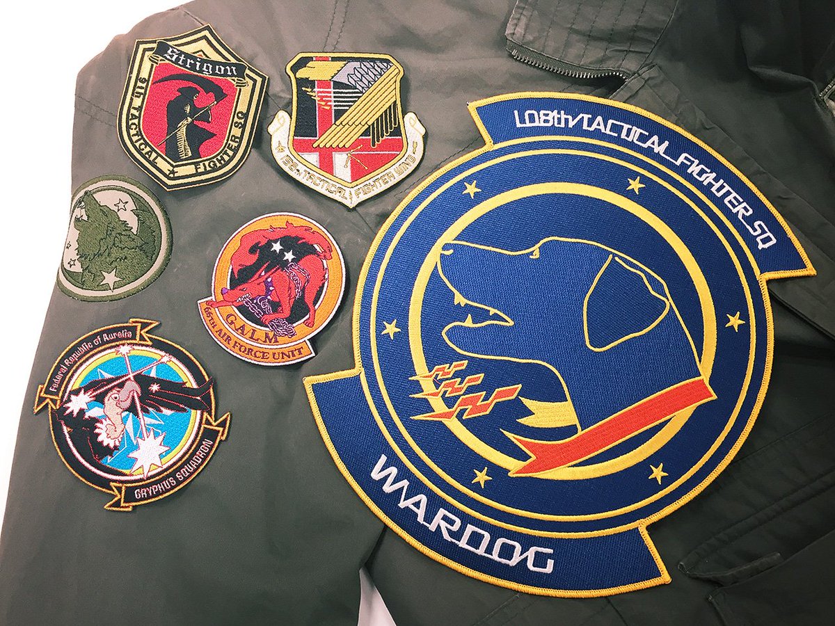 歴代エース達のエンブレムワッペンです。世界の本物感を味わえるもの