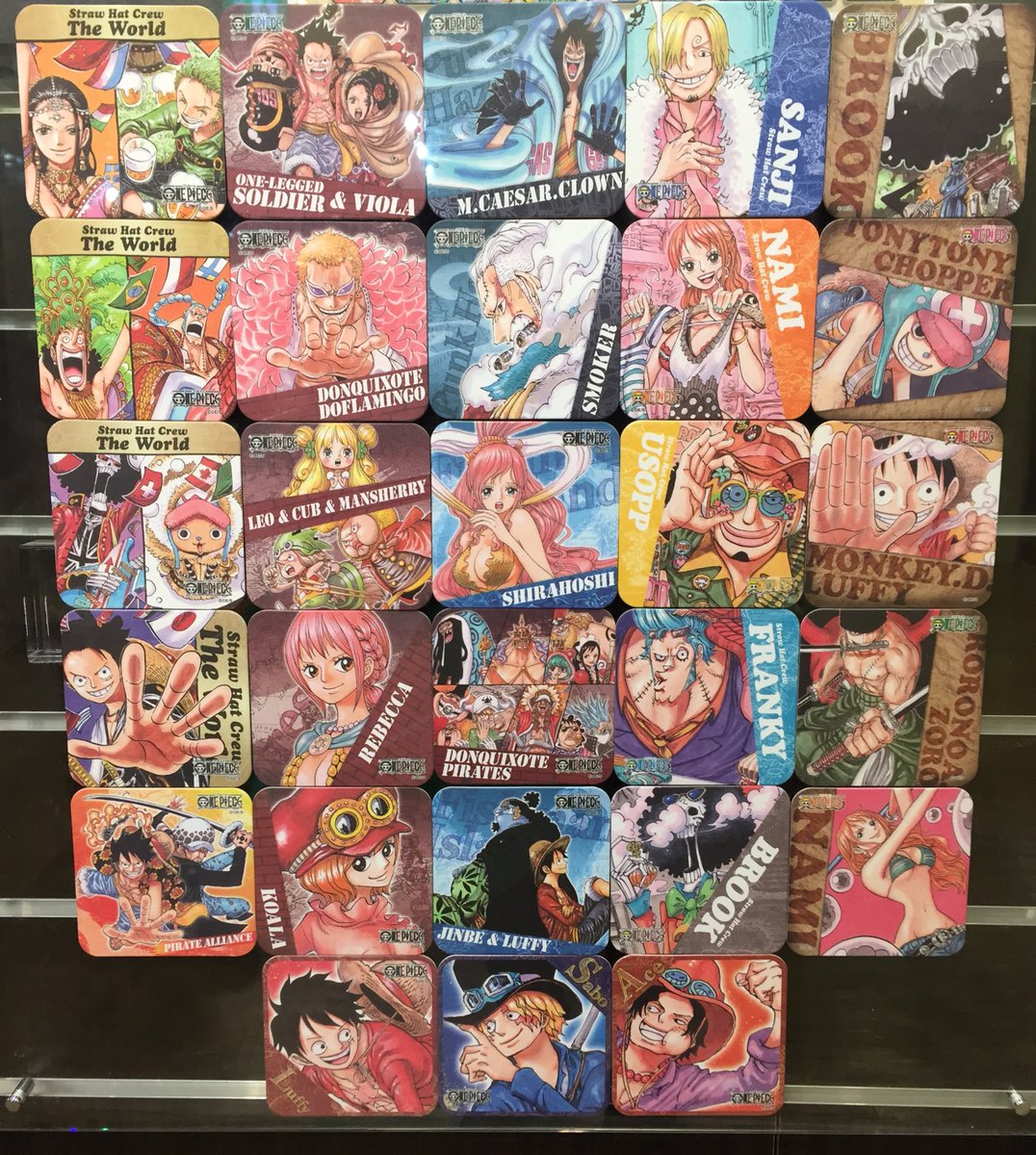 ☆JUMP SHOP最新グッズ情報☆ 『ONE PIECE』アートコースター 単品