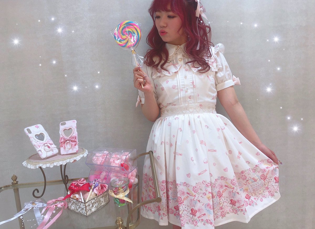 近鉄Pass'e店 🎀 新作 #子猫のキャンディワゴン柄ジャンスカ カラフル