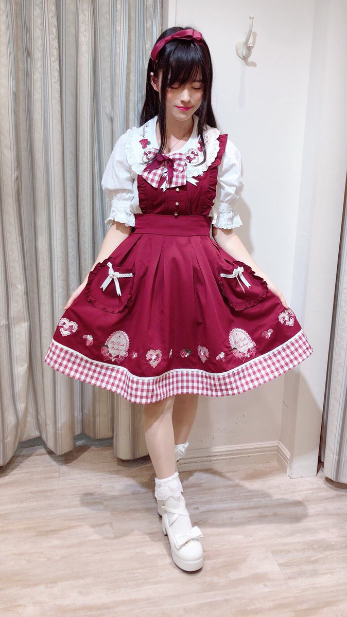 🍓New🍓 *Strawberry Basketエプロンジャンパースカート Color