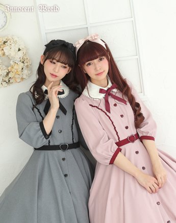 本日からご予約開始の「ハートボタンワンピース」💕ピンクは全店即ご