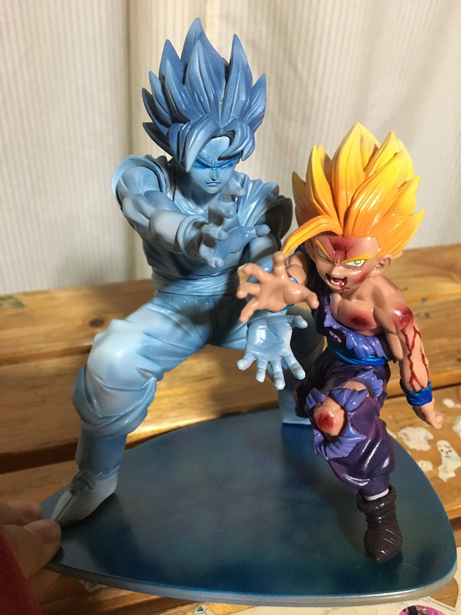 国内正規品 リペイント ドラゴンボール フィギュア 親子かめはめ波