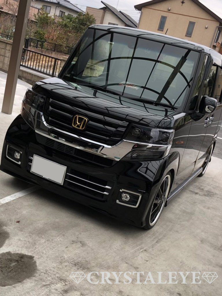 N-BOXカスタムJF1/JF2 3眼フルLEDヘッドライト 装着画像です👀💞 H様