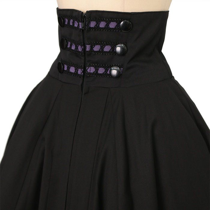 コルセットスカート BLACK PEACE NOW | ブラックピースナウ 前開きの