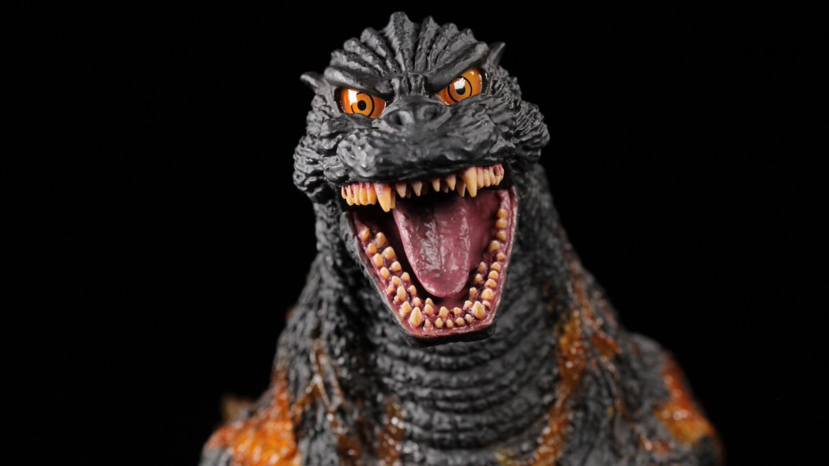 X-Plus 30cm Godzilla 1995 (Burning Godzilla) @shounen_ric_xp