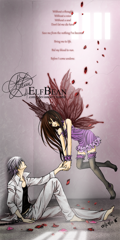 I like drawing these two - inspired by Evanescence's Bring Me to