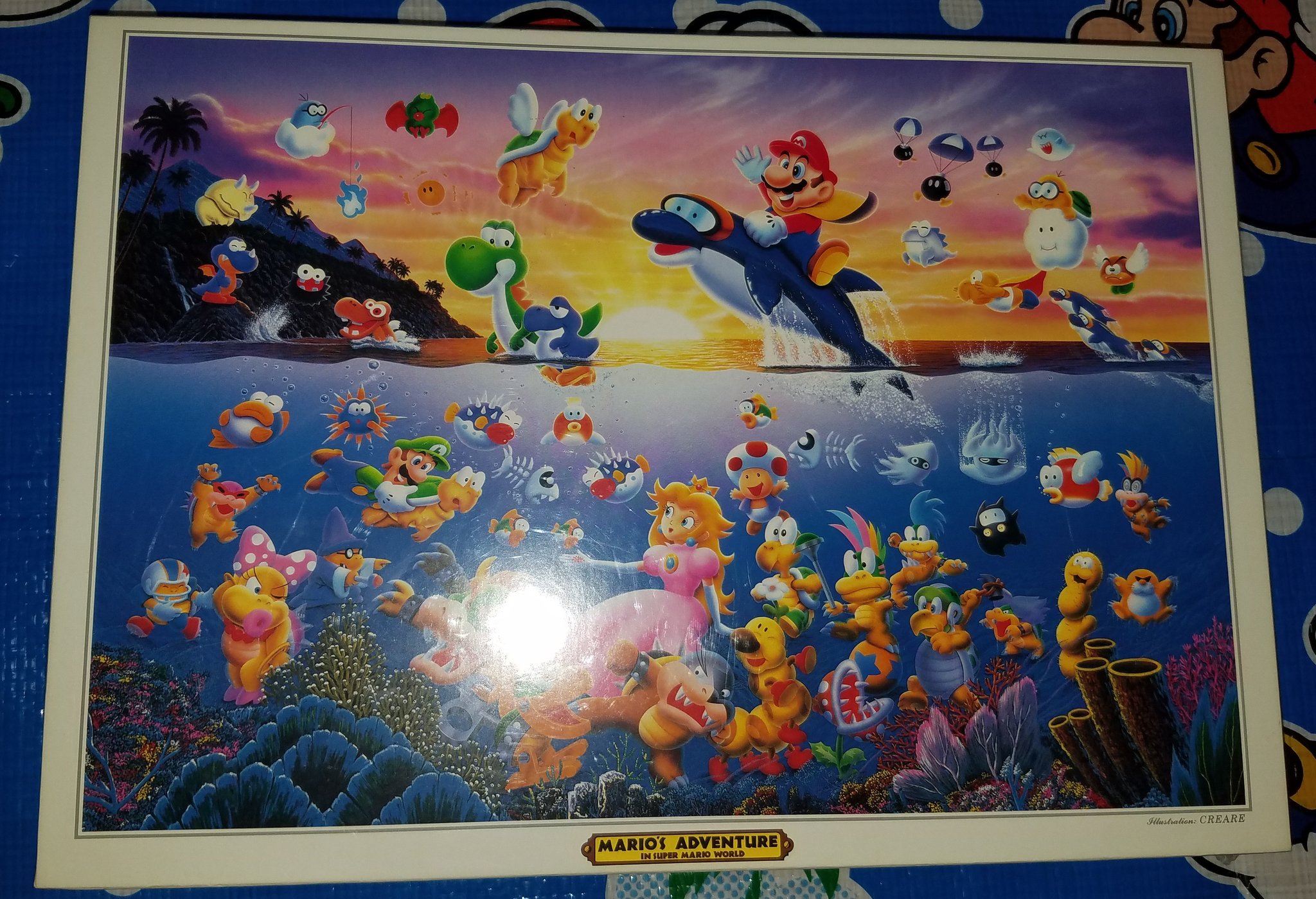 スーパーマリオ64 ジグソーパズル 額付き スーパーマリオ64