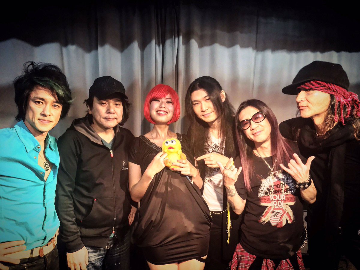 昨日の！ 素敵なAURA and AURA BANDの皆さん！！ ぴーちゃんさんも一緒