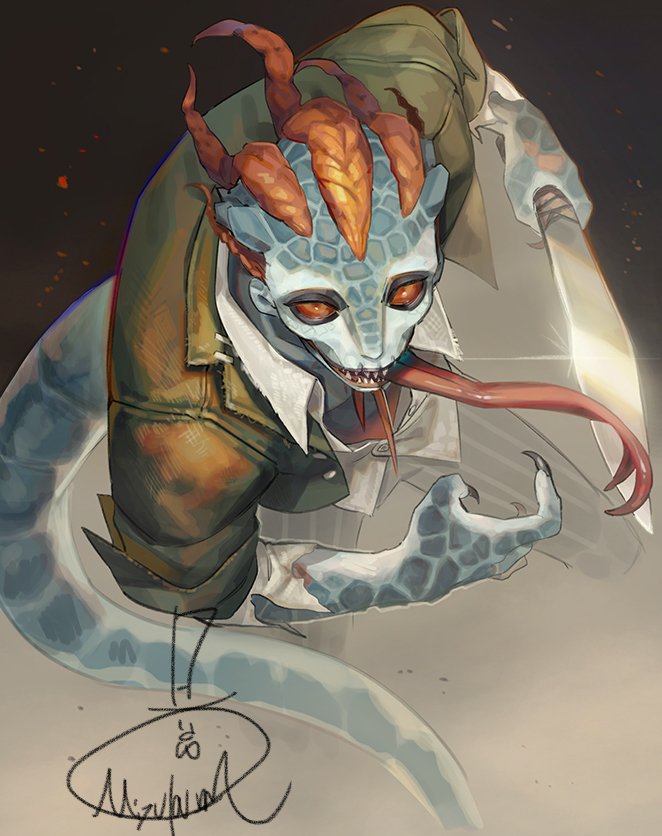 IdentityⅤ 第5人格 楽天コレクション ハンカチ 魔トカゲ 第五人格 魔