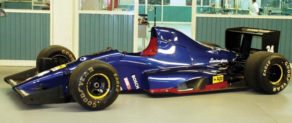 モデナ291ランボルギーニ。1991年にランボルギーニが開発したF1