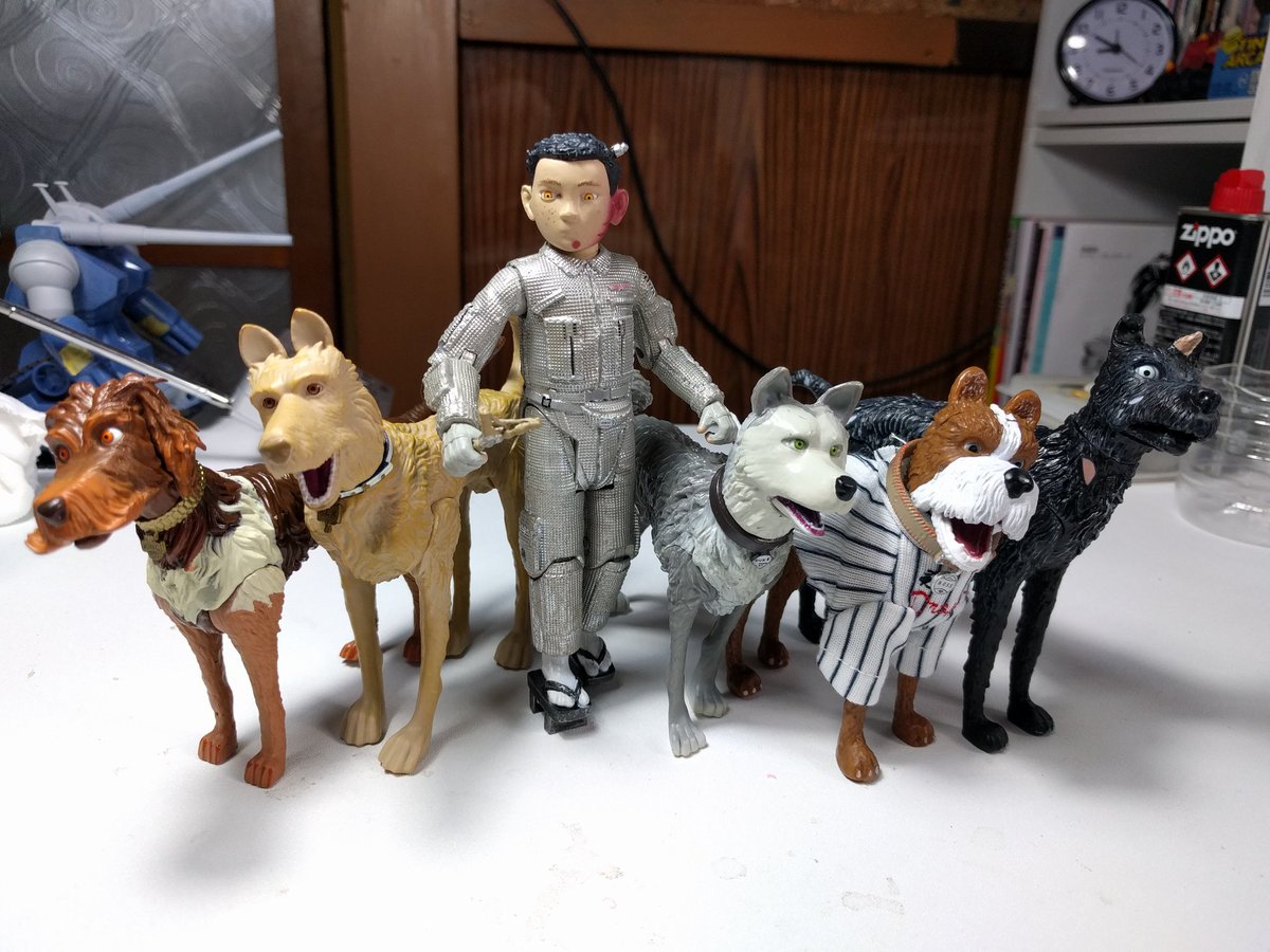 犬ヶ島 フィギュアセット 6体入り ウェス・アンダーソン 犬ヶ島 ウェス